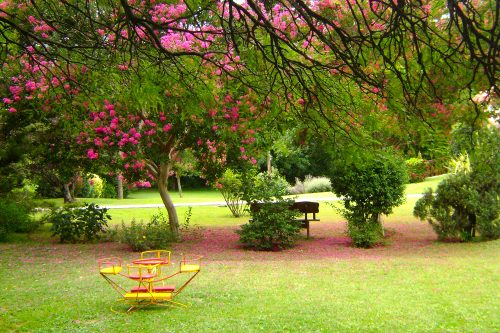 Parque cancha de futbol juego para niños